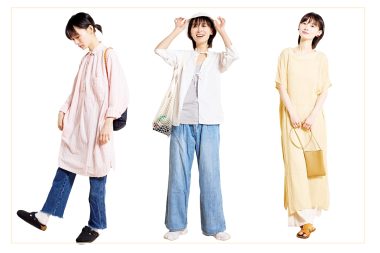 俳優辻千恵さんの私服スナップ