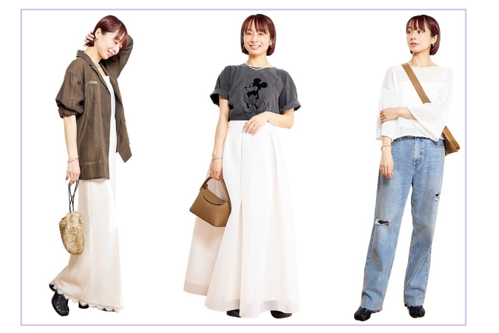 「アパートバイ」プレス・マネージャー島村優子さんの晩夏の私服スナップ