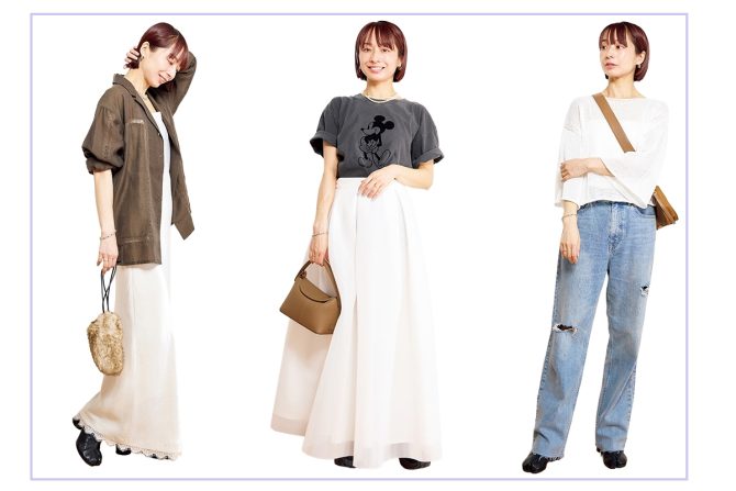 「アパートバイ」プレス・マネージャー島村優子さんの晩夏の私服スナップ