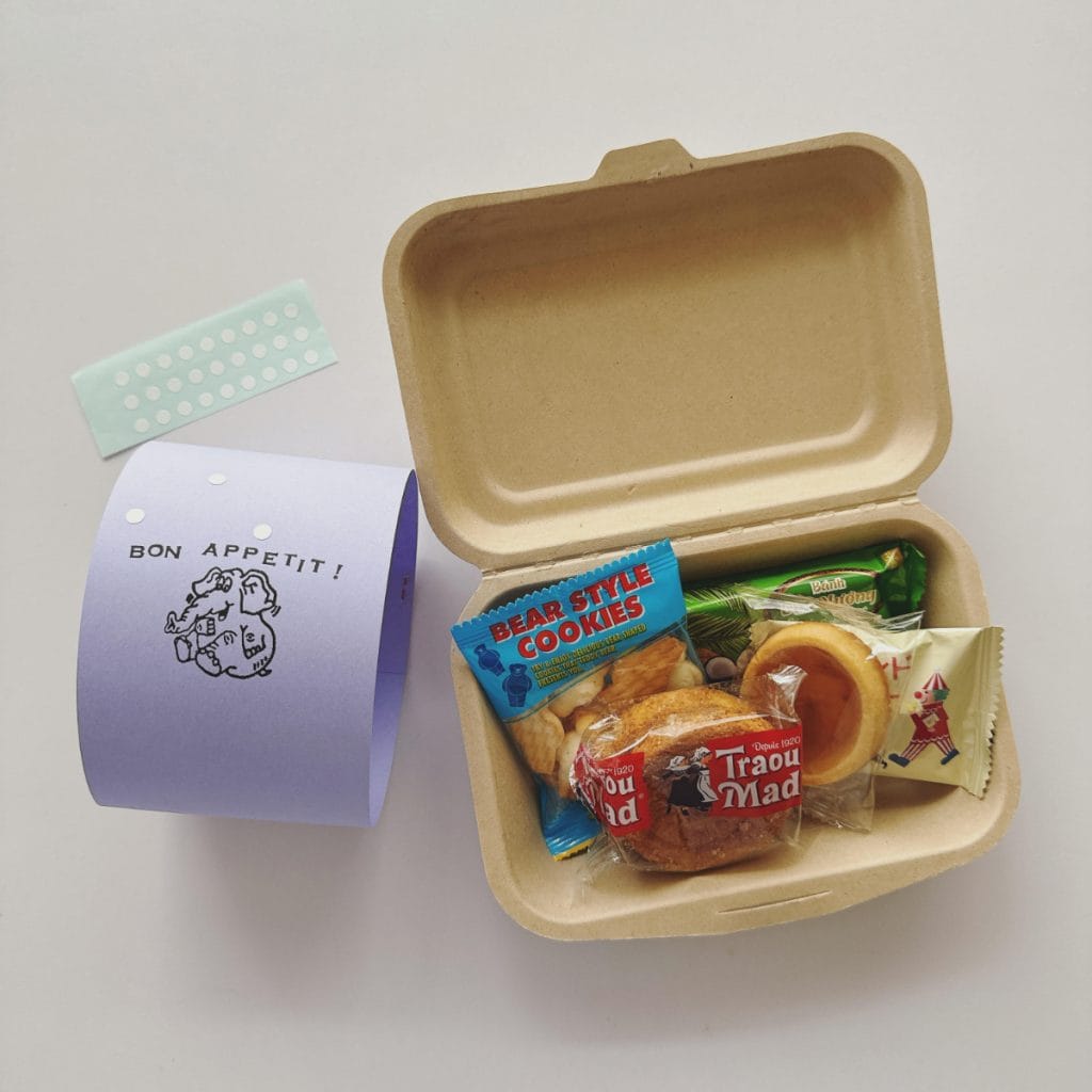 カルディ個包装お菓子のラッピングの作り方