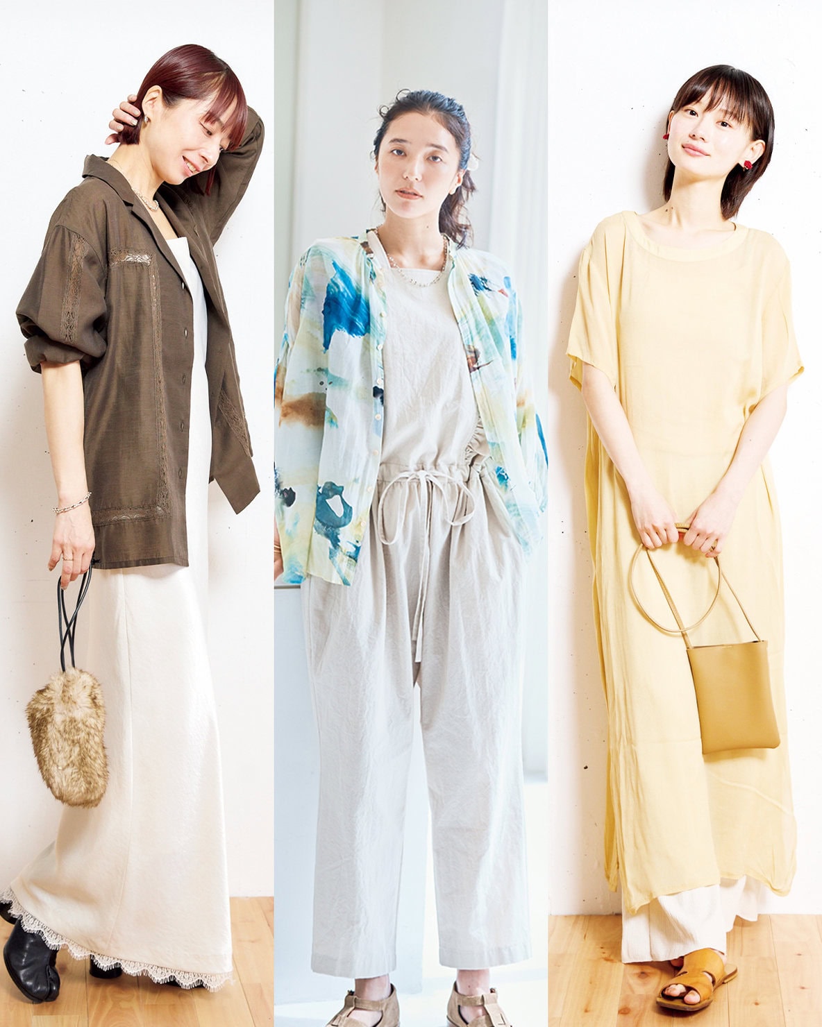 読者に人気のコーデランキングBEST 5】 合言葉は「薄素材をレイヤード