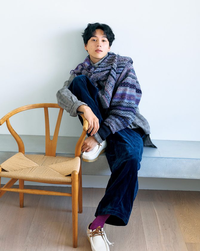 リンネル2025年12月号表紙インタビュー　坂東龍汰さん