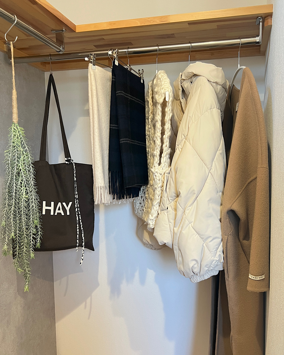 クローゼットの整理整頓術