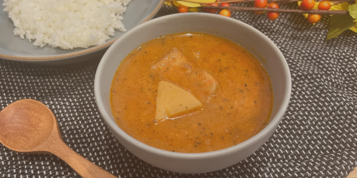 無印良品の海老とトマトのクリーミースープカレー