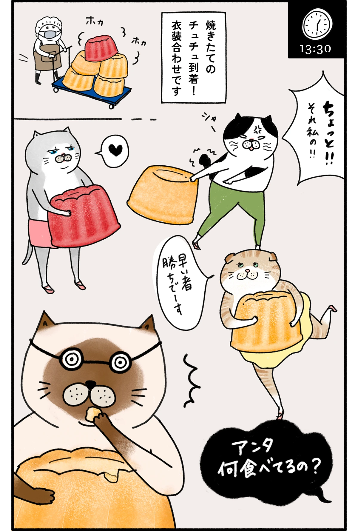WEBの漫画、コミッククグロフの猫 第2話4