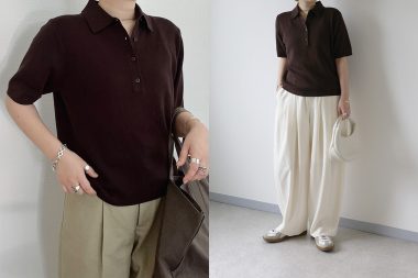 【ユニクロのポロセーター、今年はこの色が買い！】おしゃれさんが選ぶのはどのサイズ？ ニットポロの着こなし3選
