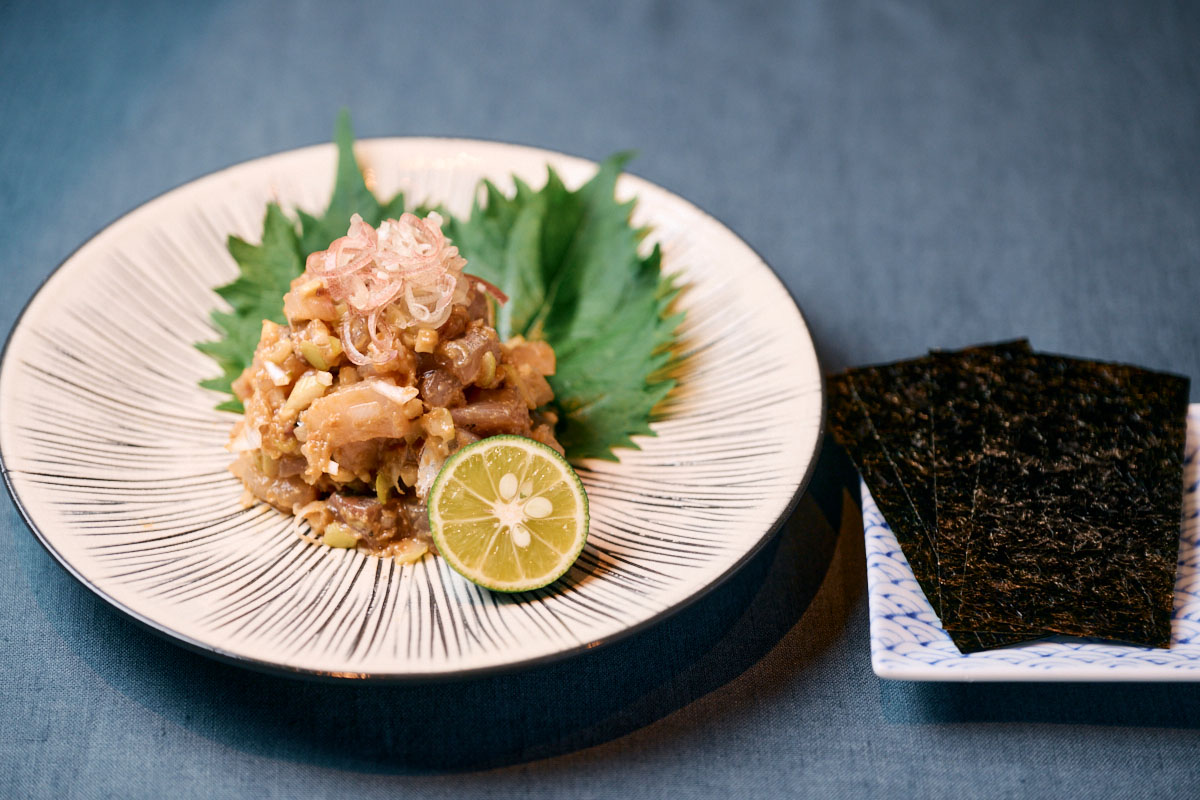 賛否両論の笠原将弘さんに教わる漁師飯・アジのなめろうのレシピ。出来上がり！