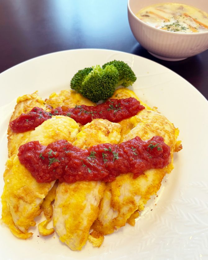 ささみのピカタを【話題のりなてぃさんのレシピ本で作ってみた】