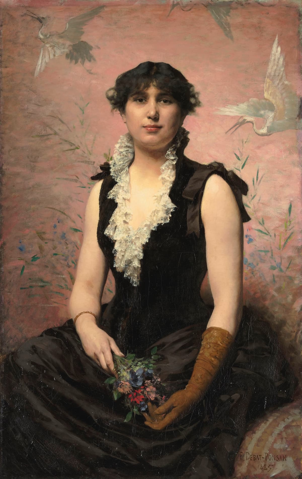 エドゥアール・ドゥバ＝ポンサン  《エドゥアール・ドゥバ＝ポンサン夫人》 1885年 油彩／カンヴァス オルセー美術館、パリ © GrandPalaisRmn (musée d'Orsay) / Hervé Lewandowski / distributed by AMF