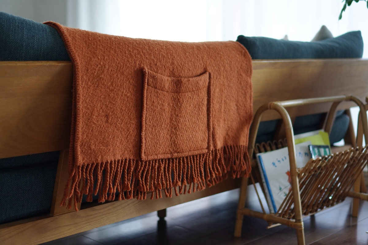 LAPUAN KANKURITのポケットショール