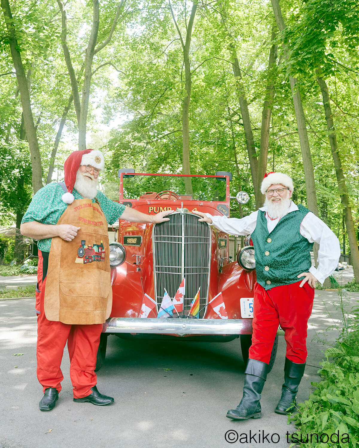 デンマークのサンタさんとカナダのサンタさん