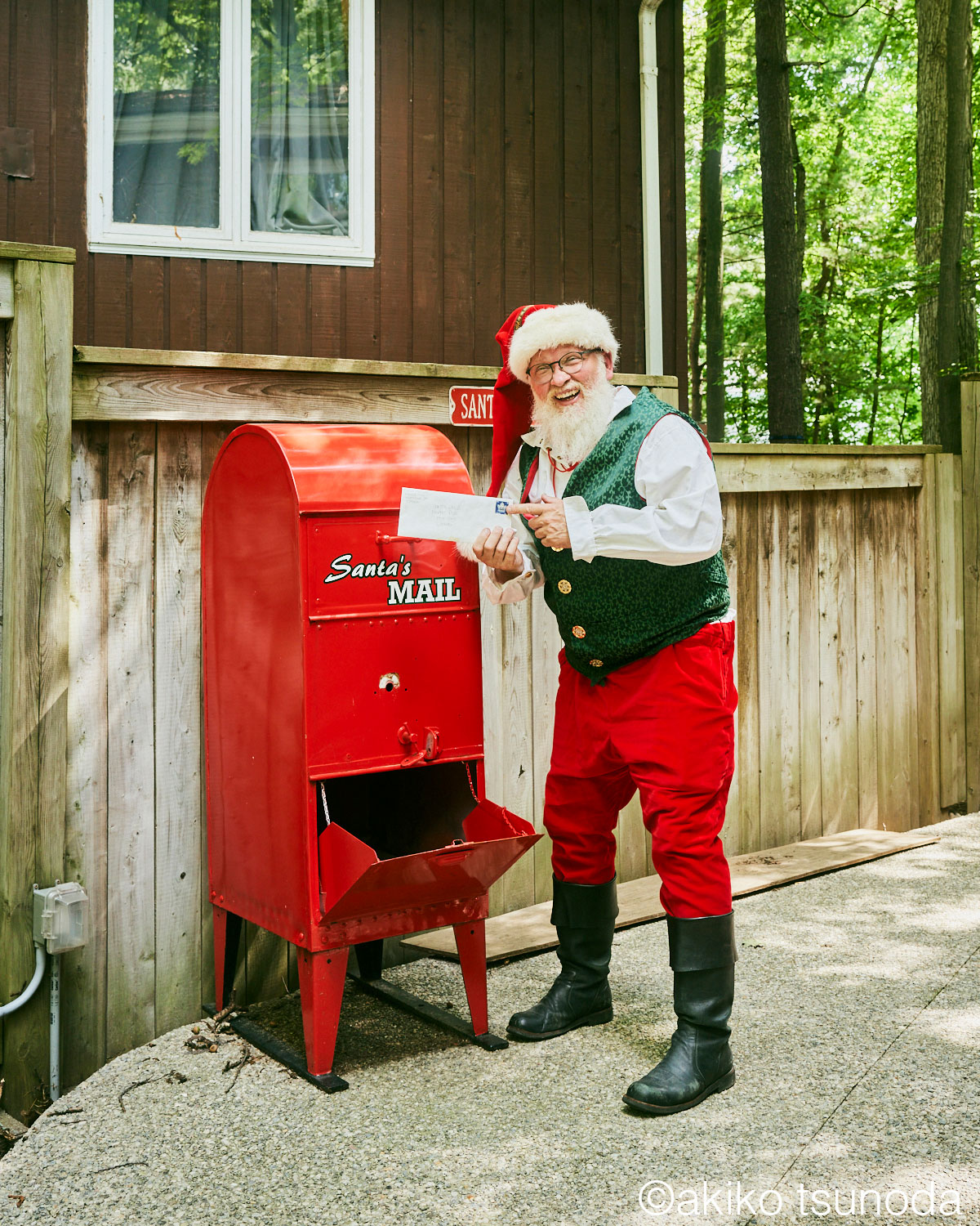 デンマークのサンタさんのサンタメールボックス
