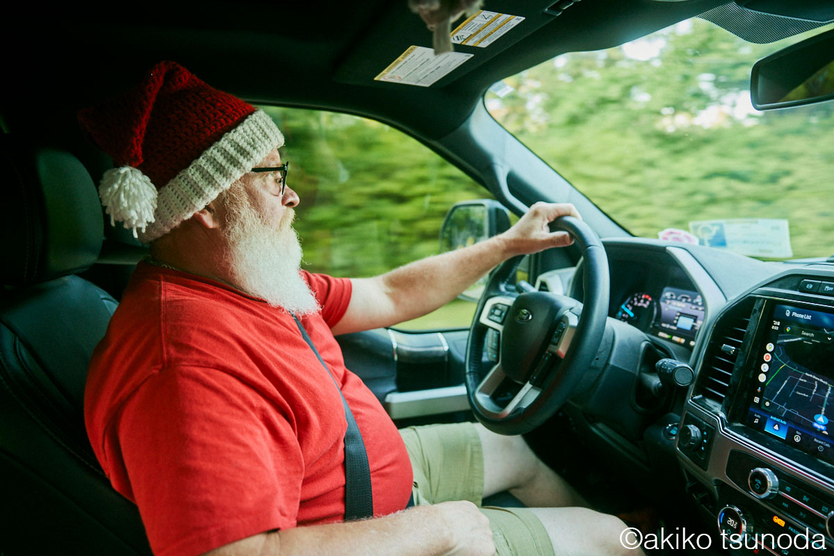 カナダのサンタさんの愛用車
