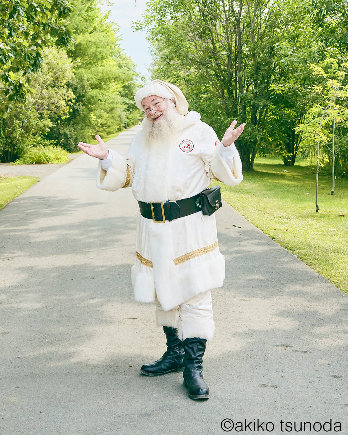 アメリカのホワイトサンタさん