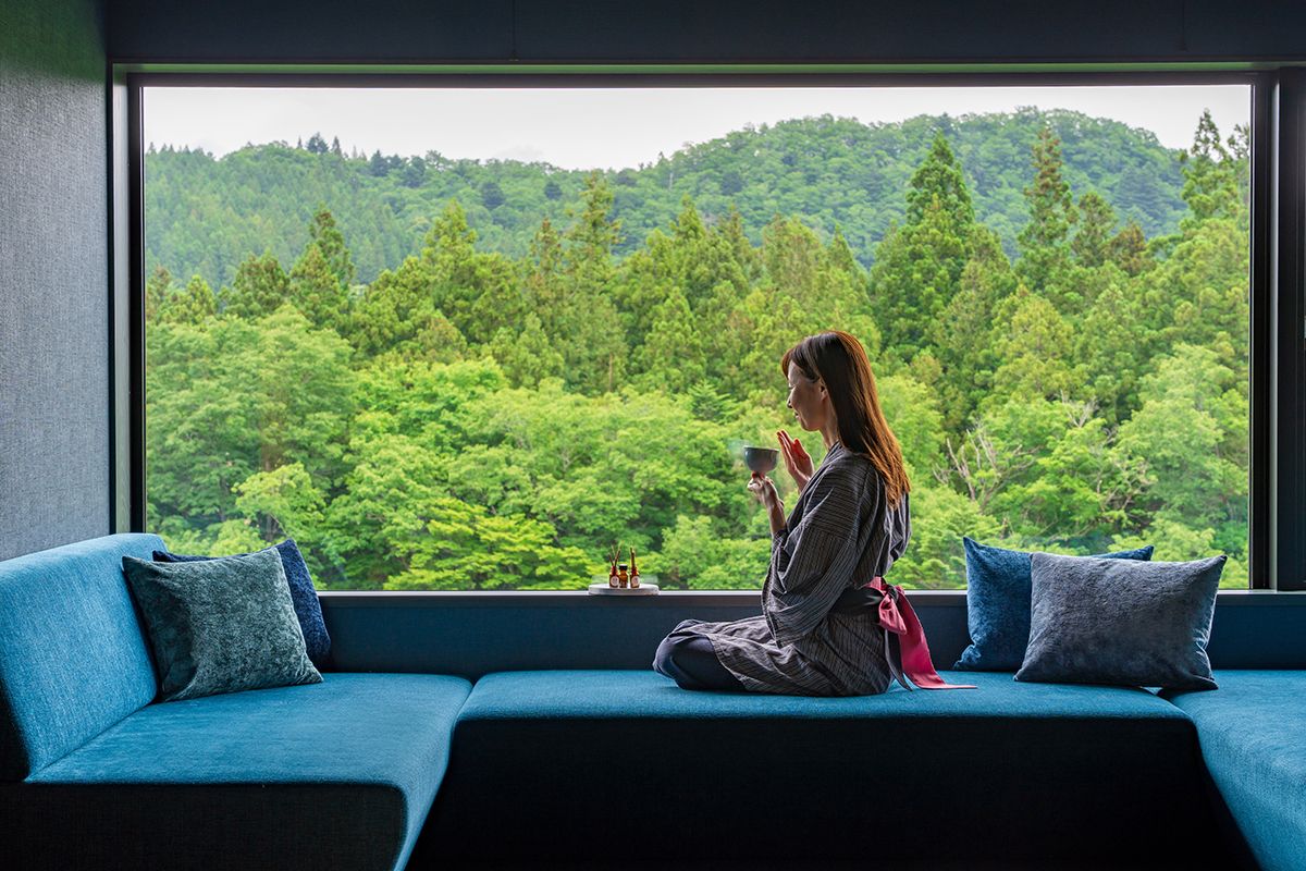 「源泉芳香浴」で雅な香りに包まれながら、リフレッシュできる