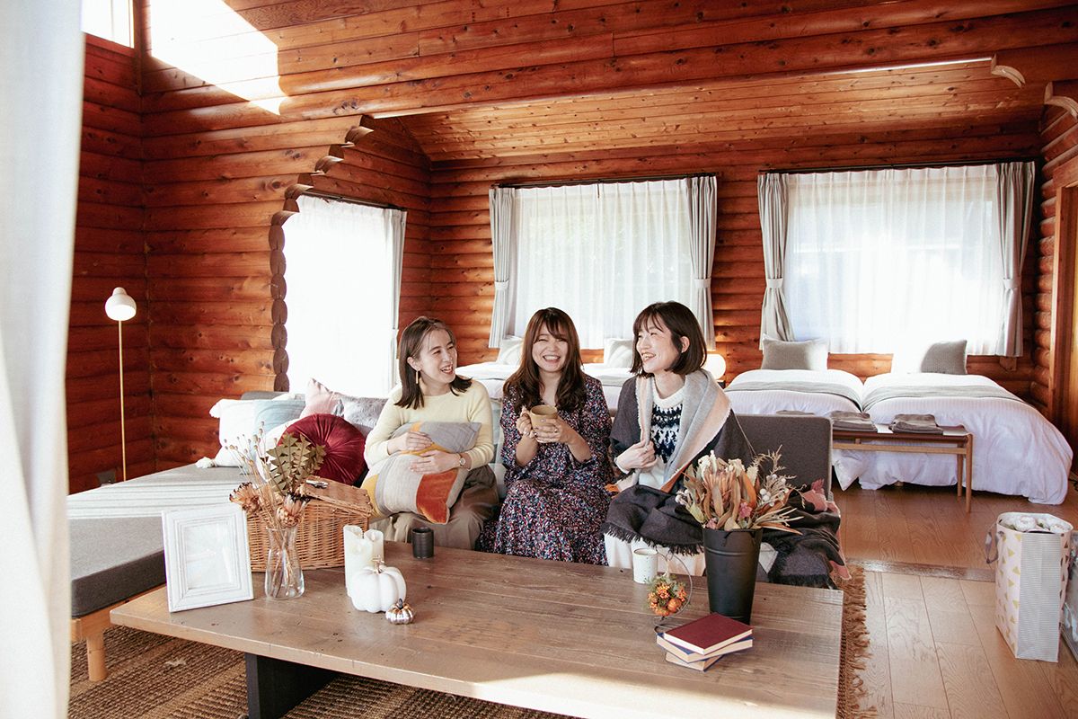 広々空間でくつろげる、豪華な客室もエトワ笠間の魅力のひとつ