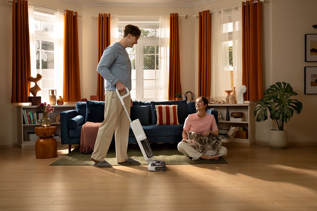 コードレスなので手軽にお掃除ができるのもうれしい