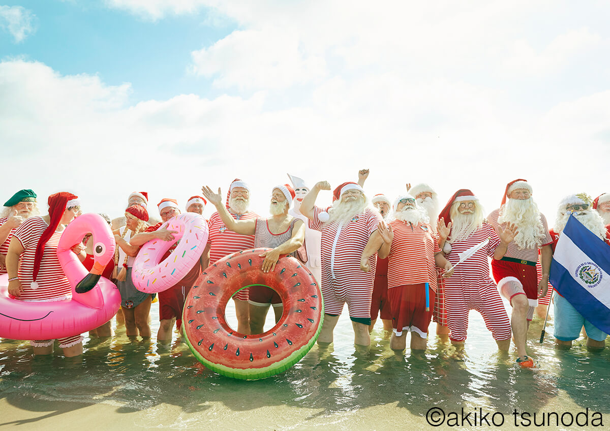 サンタさんの水着スタイル