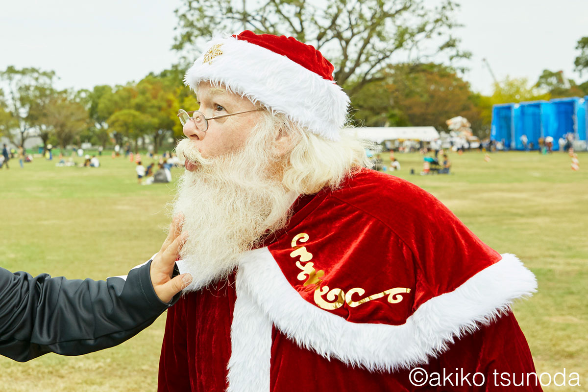サンタさんのヒゲのお手入れ