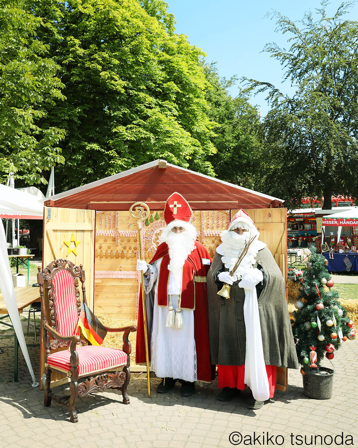 ドイツのサンタさんとブラックサンタ