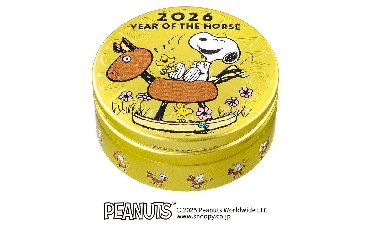 【クリスマスギフトや乾燥対策におすすめ】「スチームクリーム」スヌーピーがかわいい＜ピーナッツ＞イヤー・オブ・ザ・ホース　75g