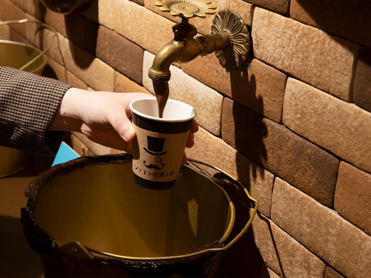 【ハウステンボスのおすすめグルメ】チョコレートドリンク（￥500）ショコラ伯爵の館