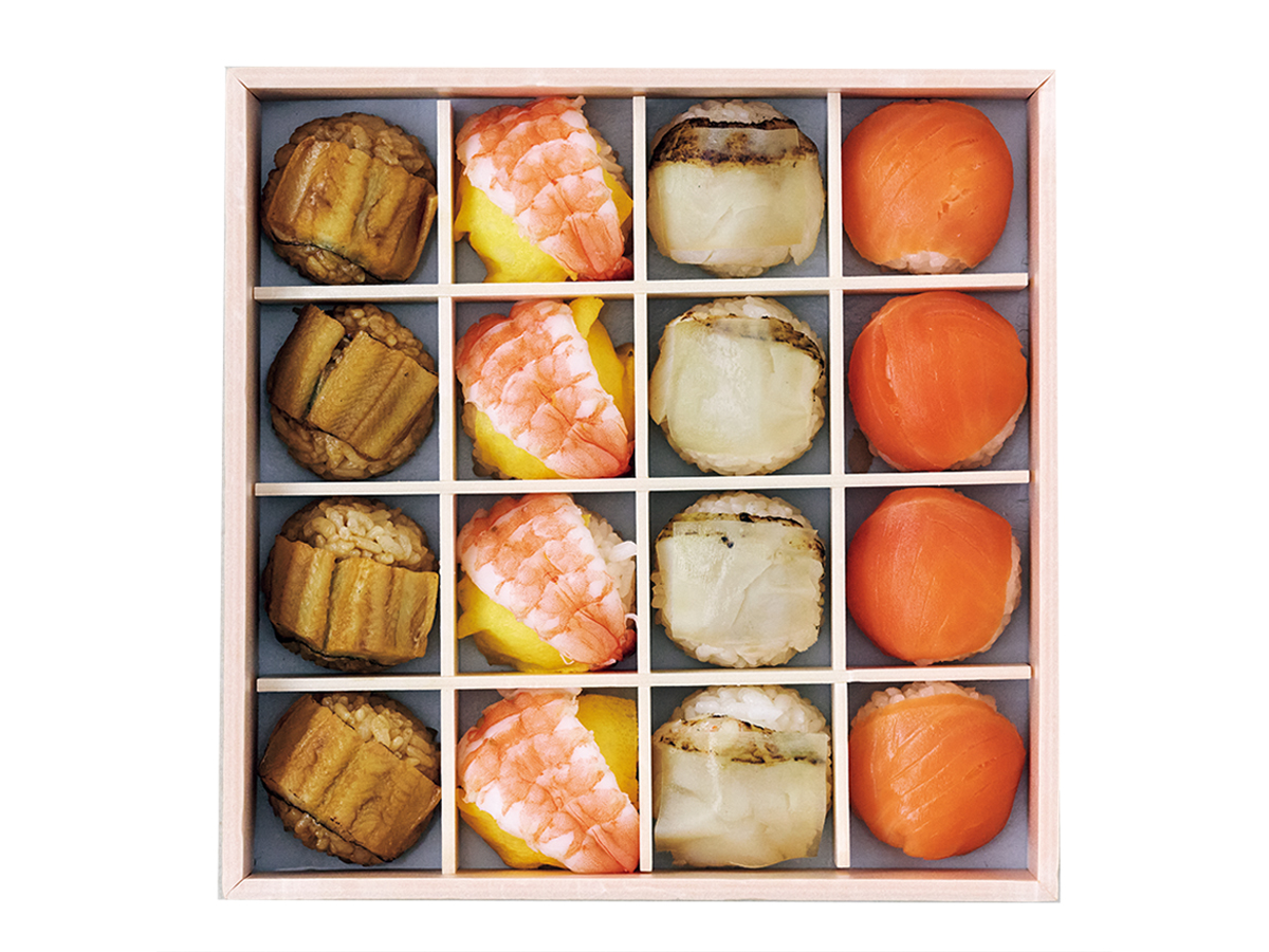 食卓が華やぐ【年末年始のお取り寄せにおすすめ】芝寿しの手まり寿し16入(冷凍)