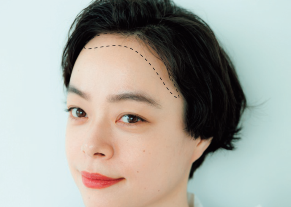 40代・50代メイクの仕方　シェーディング　小顔