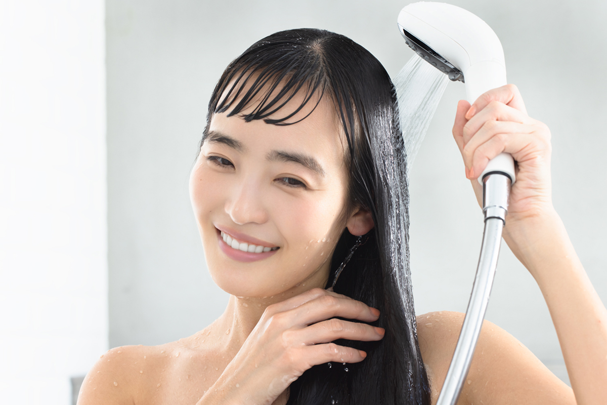 清水みさとさんが気に入ったもう一つの美髪モード。ファインバブルでトリートメント効果が高まる「ヘアケアモード」