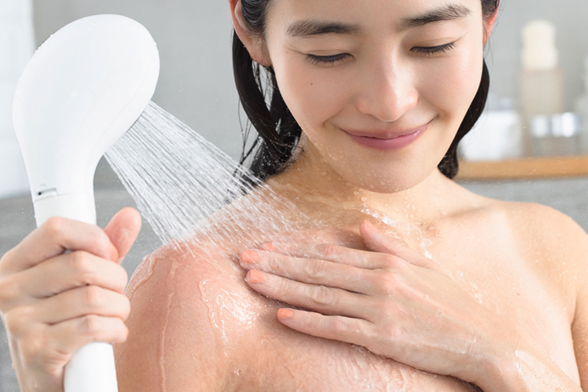 肌への当たりがやさしい「ボディケアモード」でボディもしっとり。