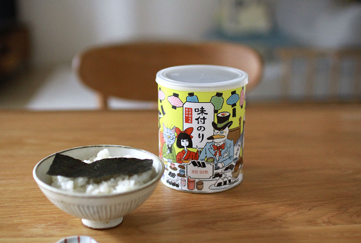 金子海苔店の「特選味付のり」が美味しい