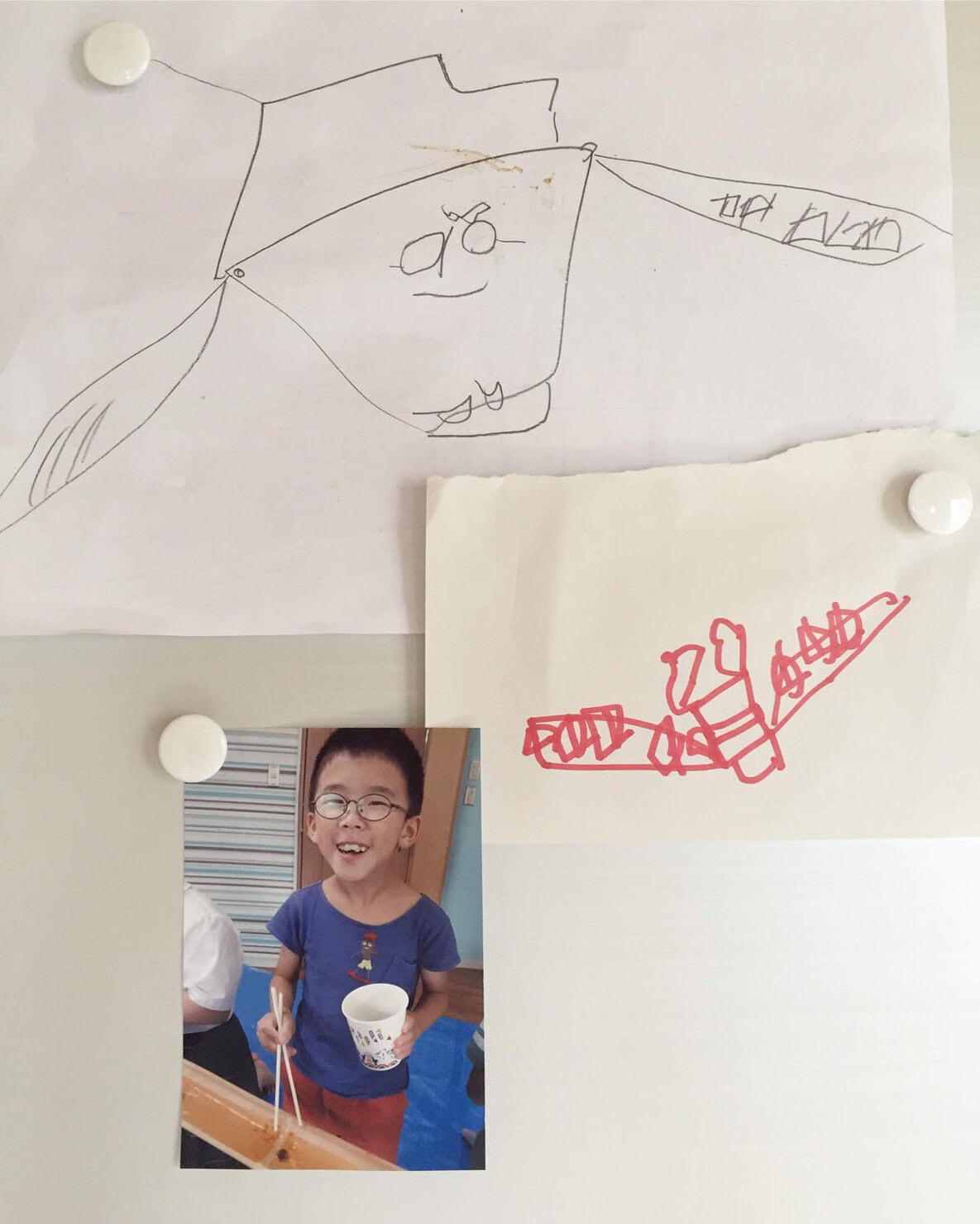 子どもが描く絵は自由な発想があって面白い