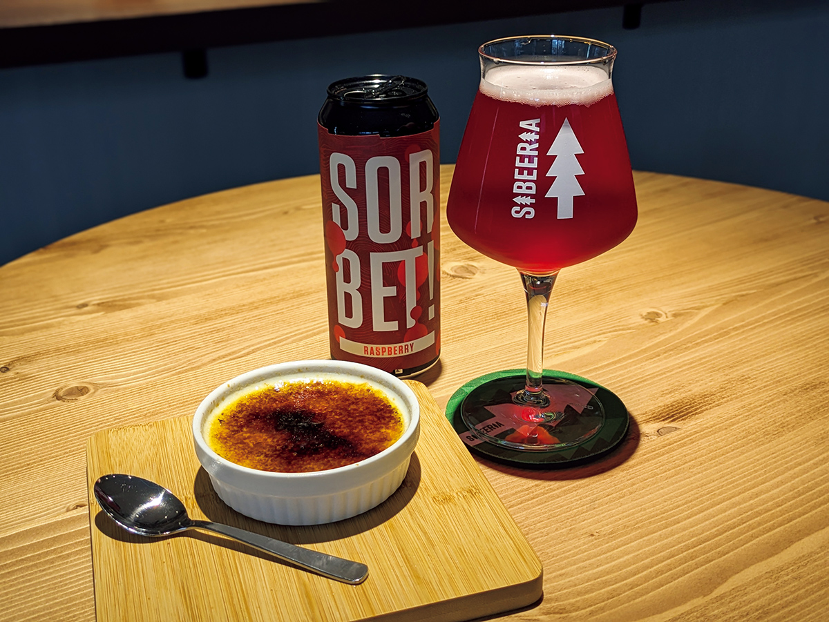 ビアバー『SIBEERIATap Room in Tokyo』のクリームブリュレとビールのマリアージュ