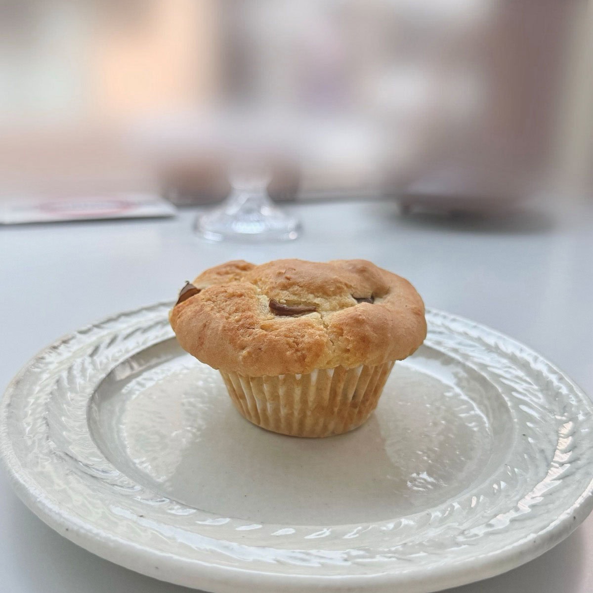 大阪ヴィーガンスイーツのお店、デパートのいちじくとヴィーガンクリームマフィン