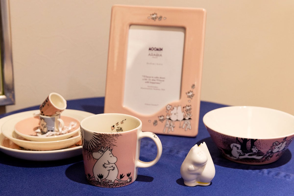 ムーミンアラビア「LOVE」誕生30周年のアニバーサリーシリーズ