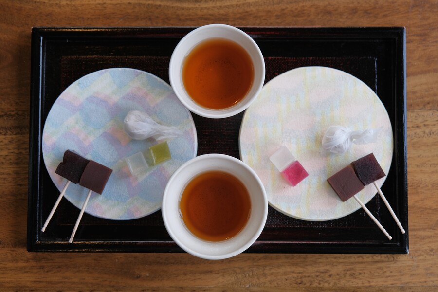 斬新な和菓子に出会える茶菓工房たろう 鬼川店の「たろうのようかん」