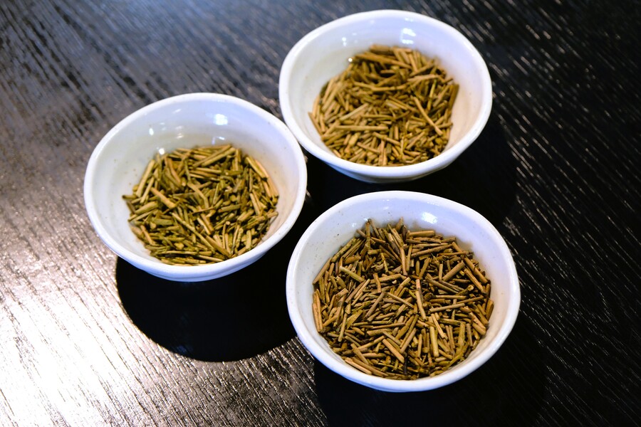 【野田屋茶店】焙煎度合の異なる3種類の加賀棒茶