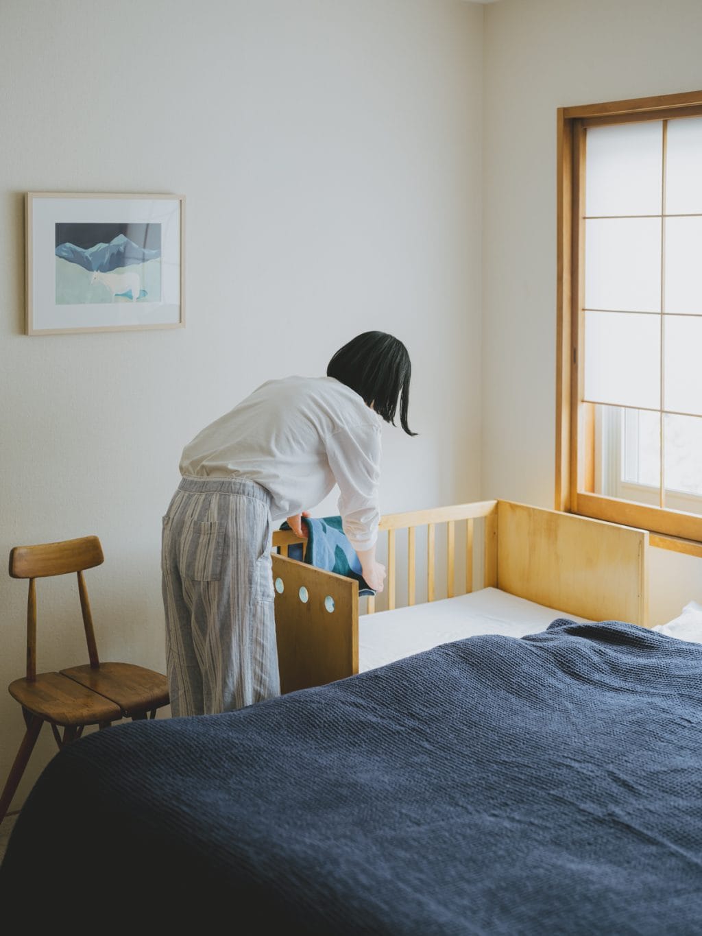 【北欧ヴィンテージ家具が主役】心地よい寝室とワークスペースの作り方:素敵なおうち訪問 Kanakoさん宅 後編