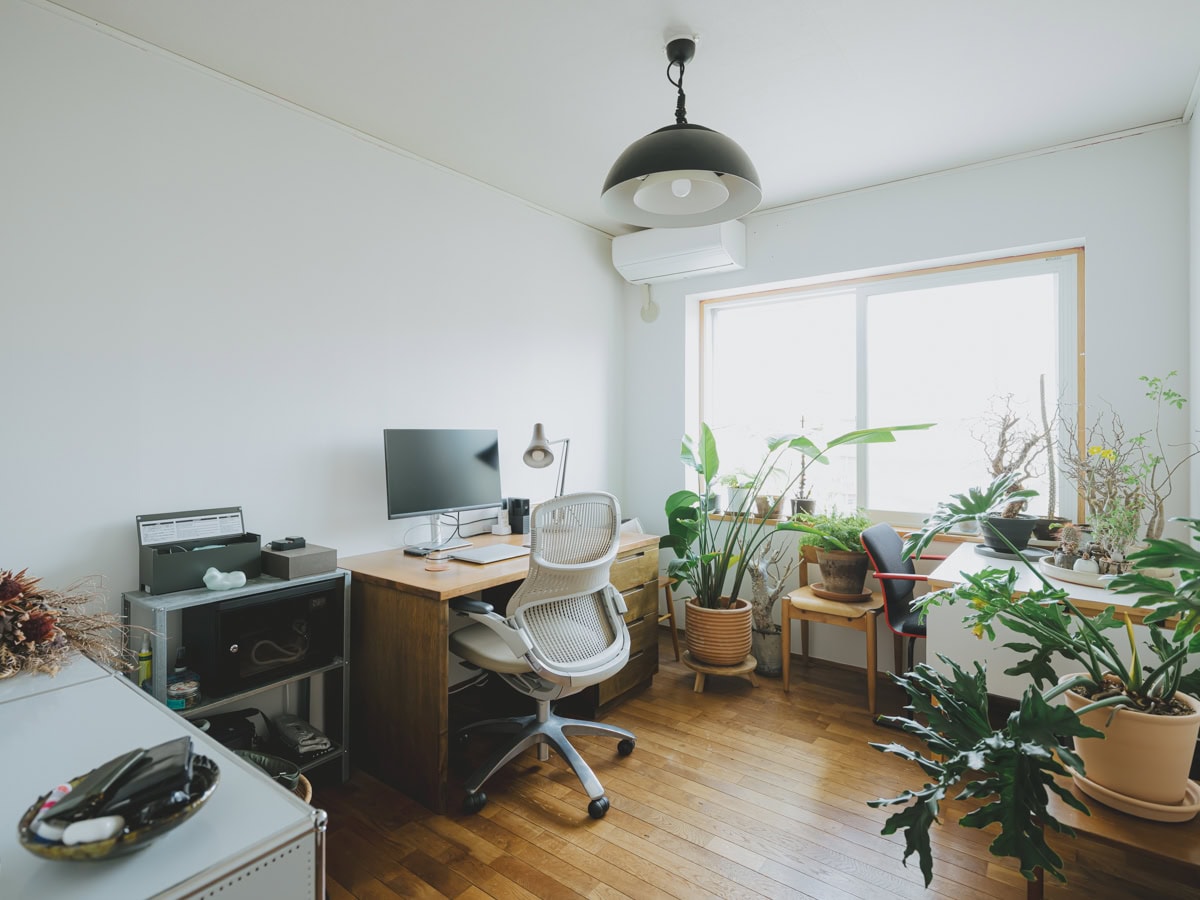 120㎡ 3LDKのヴィンテージマンション|こだわこだわりのワークスペース