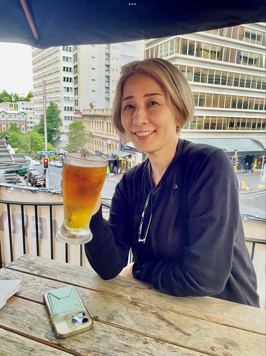 世界各国でビールを飲んでいるひうらさんが印象的だったニュージーランド