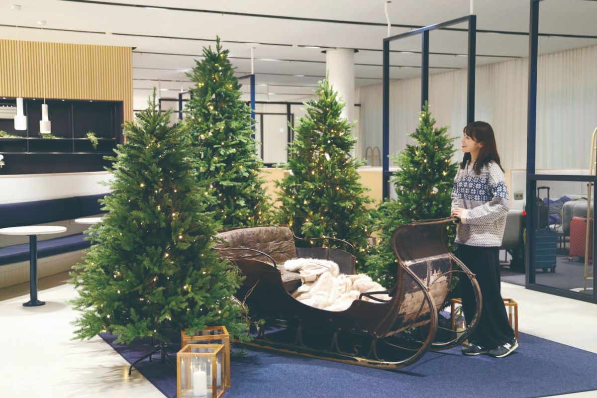 クリスマスも楽しい!Finnairで空の旅