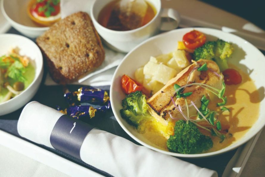 Finnairならではの機内食