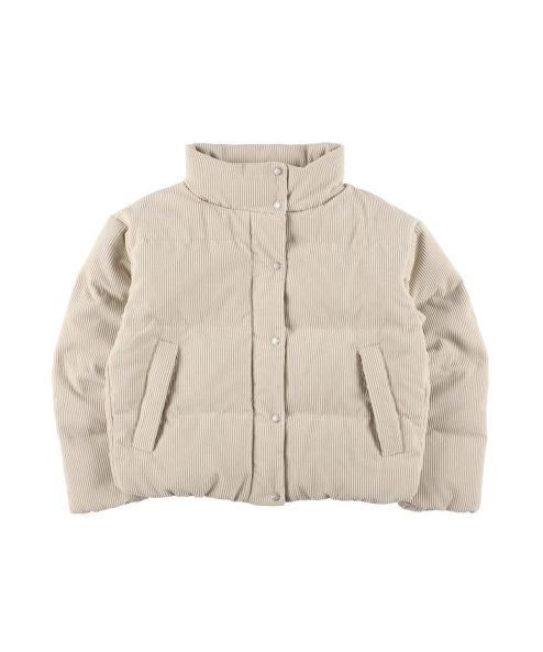 コーデュロイショートダウンジャケット
