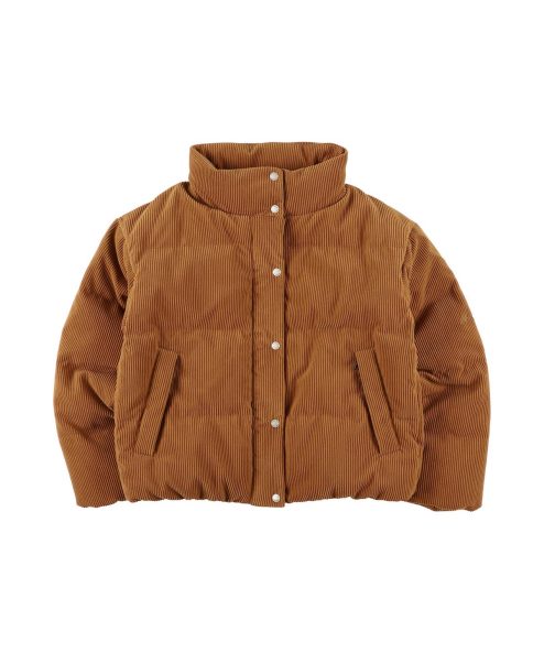 コーデュロイショートダウンジャケット