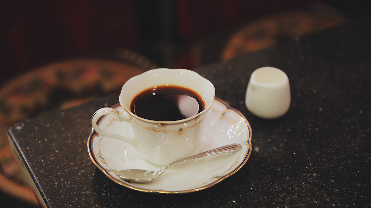 珈琲専門館 伯爵 池袋北口店のコーヒー