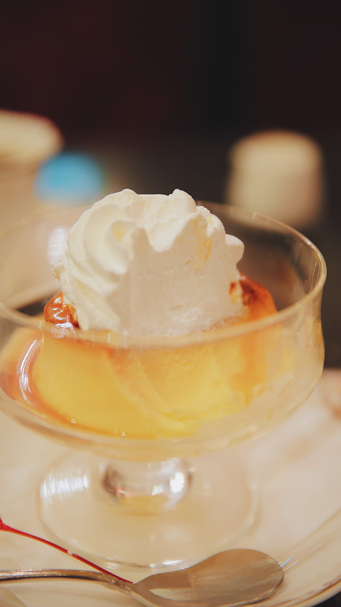 珈琲専門館 伯爵 池袋北口店のプリン