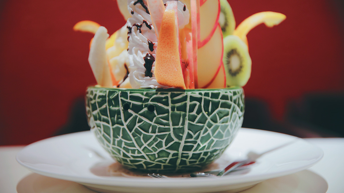 東京・蒲田の喫茶店「チェリー」の裏メニュー プリンアラモード