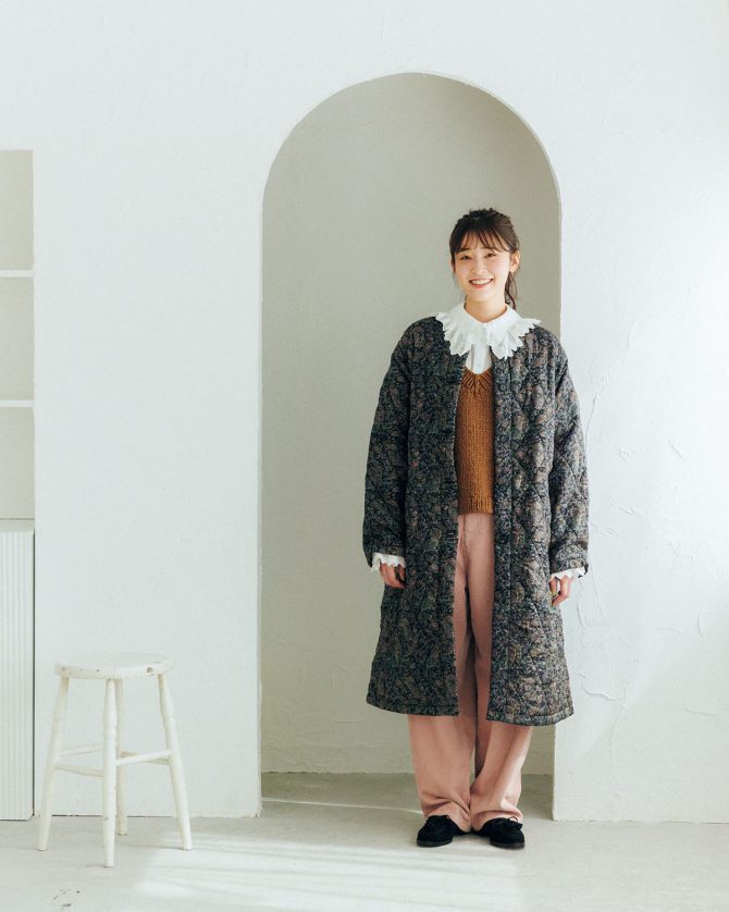 maison de soil の中綿コート