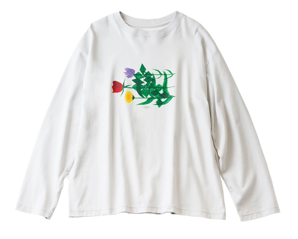 やわらかで一枚でもインナーでも活躍。¥14,300／コンジェ ペイエアデュー トリステス（コンジェ ペイエ アデュートリステス）