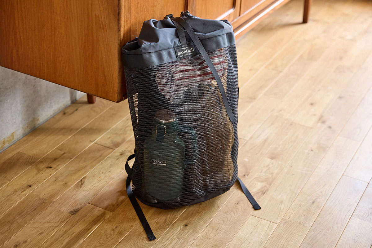モンベルのリュック「メッシュギアパック 35」